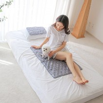 하우스터 여름 아이스 냉 쿨젤 침대 쿨매트 싱글매트 + 베개 1p 럭셔리