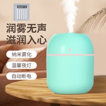 가정용 USB 소형 정음 침실 임신 산부 비어 온열가습기, T12-빗방울 그린리터 급타입 대체 면봉
