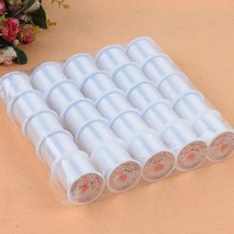 달자샵 2+2 낚시 비즈공예 다용도 크리스탈 투명 낚시줄 비탄성 나일론 튼튼한 낚시줄, 0.6, 2Pcs+2Pcs