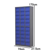 서랍형 공구함 공장 용접 대형 박스 산업용 캐비넷, 공구함 - 24구