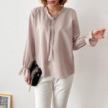 수키 [수키] 리본끈 블라우스 1059773