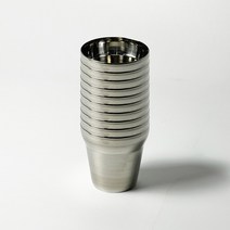 MDG8473 스텐물컵(170ml)10P 스텐컵 식당컵 병원 업소용 급식 스텐물컵/170ml/10P/스텐컵, 상세설명참조