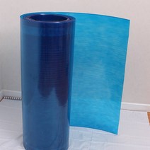 지붕 렉산 절연 방수 창고 가림막 FRP 투명 썬룸 시공, 파란색 폭1.2m 두께1.5mm 롤30m
