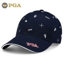 PGA 남자 여자 골프 모자 썬캡 화이트 자외선 필드용 골프웨어 차단 여름용 봄가을용 남성 여성 이쁜 예쁜 블루, 네이비슈렁컨