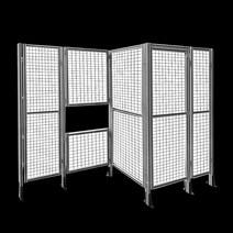 작업장 울타리 파티션 그물 메쉬 펜스 휀스 출입문 안전 담장, 기본