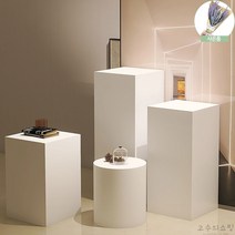 전시다이 사각스툴 디스플레이박스 촬영소품 웨딩 단상 웨딩 진열대 오브제, 1개, 화이트-2호 30x30