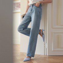 PTO035 와이드핏 워싱 데님 팬츠