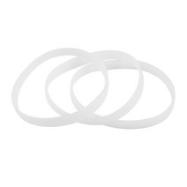 3pcs 씰 고무 씰 스페어 씰 스페어 부품 Nutri 닌자 6/7 핀 블레이드 블렌더 믹서 (Ø 10cm)에 호환됩니다., 하나, 투명한 흰색