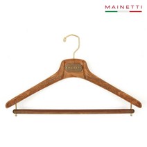 메이네티 사토리얼 상하의 옷걸이 SAR43 1P (Gold Hook WOOD), 없음, WOOD