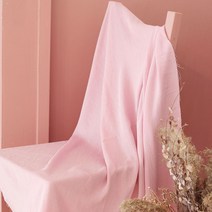426 탐나요원단 프론 면 지지미 무지 원단, 살구핑크