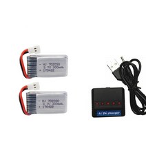 리포배터리 rc카 드론 인산 철 충전기 무선 3.7v 300mah lipo 배터리 rc, 금
