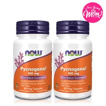 나우푸드 피크노제놀100mg 60정!! 미국 직구 영양제 1+1 2팩