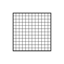 DK인테리어 휀스망 60x60cm, 1개, 블랙