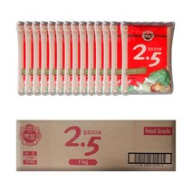 CJ 백설 발효조미료 2.5 1kg x 20개 (1박스) 핵산 2.5