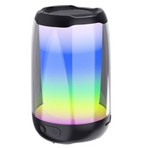 무선 블루투스5.0 스피커 카드 꽂기 LED 라이트 방수 중저음 아웃도어 오디오 블랙, NBY 8893블랙