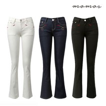 국내 생산 여성 롱 부츠컷 스판 청바지