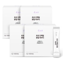 디액트 초유 단백질 분말 파우더(100포) 4박스, 단품