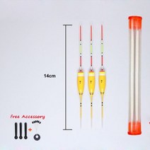 3 개/몫 낚시 수레 솜씨 민물 플로터 낚시 Bobbers 액세서리 새우 Grouper 얼음 낚시 액세서리, 3pcs floats and tube9
