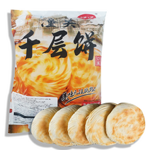 홍홍 중국식품 동관 천층병 500g (5개입) 밀가루떡 챈청빙 중국아침식사 중국빵, 1개