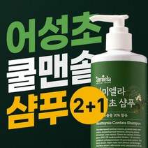 2+1 아미엘라 어성초 샴푸 탈모완화샴푸 비듬제거샴푸 300g