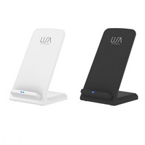 리사 듀얼 스탠드형 고속 무선충전기 LS200, 화이트, 1개