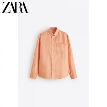 zara 자라 ZARA 2023 신작 가을 남성 루즈핏 코튼 린넨 혼방 셔츠 1063307 643738476148724-sh