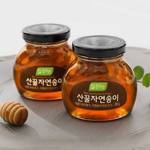 강원 송이산 자연송이꿀 200gx2 국내산 송이버섯꿀, 1, 본상품선택