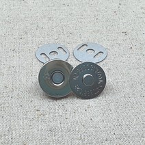 핀쿠션 NEW) 14mm 자석단추 가방단추 스냅단추 (1개), 실버