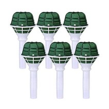 윈린 6PCS 폼 플로럴 핸들 부케 홀더 꽃꽂이 키트 웨딩 용품 브라이덜 프레시 플라워 실크 장식