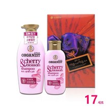 오가니 체리블라썸 샴푸 500ml+200ml 세트_17세트 -인증
