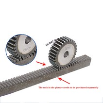 웜기어 베벨기어 톱니바퀴 1Pcs Mod 5 평 기어 5M 1227 톱니 45 탄소강 두꺼운 15mm 기계식 변속기 피니언, 04 15 Teeth