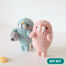 [바이브리 DIY KIT] 마린 & 마리린 코바늘 인형 패키지, 1개