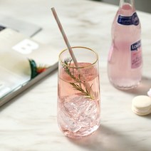 몬즈(MONZ) 몬즈 골드라인 빈티지 유리컵 하이볼잔 550ml 1p, 단일옵션