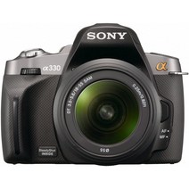 Sony Alpha A330L 10.2 MP 디지털 SLR 카메라 Super SteadyShot 내부 이미지 안정화 및 18-55mm 렌즈 포함, 01 10.2 MP