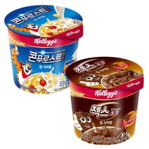 켈로그 콘푸로스트 컵 시리얼 30g x 9p + 첵스 30g x 9p 세트, 3세트