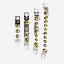 분전반 접지단자대 도금부스바 공사 접지봉 블럭 단자 배선 도구, 215-10홀1P