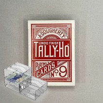 1300K 바이시클 탈리호 레드 투명 트레이 세트, 단품