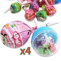 대왕 막대사탕 캔디 롤리팝 (135g 15개입) X4P 총60개입 어린이선물 딸기맛 포도맛 오렌지맛 사과맛