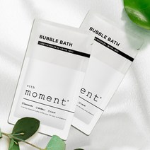 [입욕제] 위드모먼트 버블바스 10ml 일회용 개별포장 액상형 30개
