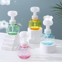 꽃거품 핸드워시리필 디스펜서 손씻기 공병 욕실 주방 비누거품, 핑크