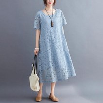 베리위시 릴라 라운드 레이스롱원피스