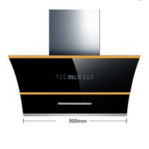 렌지 주방 후드 교체 비용 필터 싱크대 씽크대 업소용 가스 환풍기 220v 벽걸이 형 높은 흡입 범위 360w 가정용 스테인레스 스틸 이중 모터 측면 흡입 터치 범위, 영국