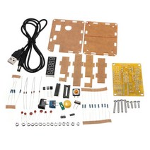 DIY 계측기 주파수 카운터 테스터 디지털 크리스탈 미터 발진기 투명 케이스 1Hz 50MHz 오실레이터 포함