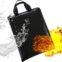 일본직발송 3. 내화가방 WoM 우수한 내화성 내화 봉투 가정용 금고 내화금고 현금수납케이스 서류보관케이, A4_One Color, A4_One Color, 상세 설명 참조0