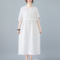 원피스 계량한복여성 전통찻집 철릭원피스 개량한복