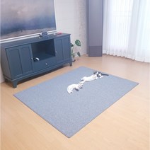 가르르 고양이 스크래쳐 카페트 초특대형 180cm * 150cm, 연그레이