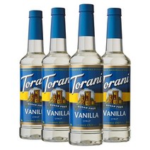 토라니 무설탕 바닐라 시럽 750ml 4팩-슈가프리 Torani Sugar Free Syrup Vanilla, 4팩