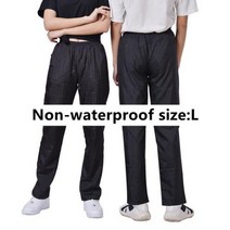 헤어캡 애완 동물 미용 작업복 방수 고양이 개 그 루머 비 스틱 털이 정전기 방지 통기성, Pants not wpf  L