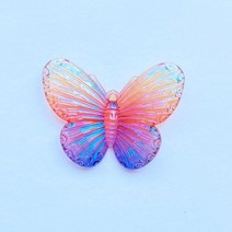 10Pcs 귀여운 혼합 미니 도금 나비 플랫 다시 아크릴 카보 숑 Scrapbooking DIY 쥬얼리 공예 장식 액세서리, 08 D