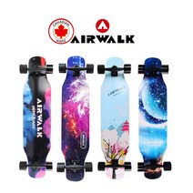 에어워크 롱보드 42인치 (사은품) KC 캐나다 단풍 A등급 스케이트보드 댄싱, 우주